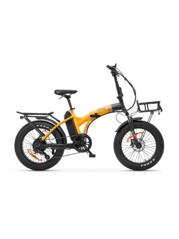 JEEP SONORAN (JE-BI-220004) FOLDING FAT E-BIKE (NERO/GIALLO) - BICICLETTA ELETTRICA - RUOTE 20""X4"" - MOTORE BAFANG 250W 48V- BATTERIA  48V 12.8AH - DISPLAY LCD - FRENI A DISCO IDRAULICO - AUTONOMIA FINO AD 80KM
