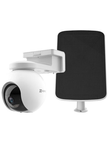 EZVIZ HB8 PRO + SOLAR PANEL 5W - TELECAMERA MOTORIZZATA DA ESTERNO A BATTERIA - 4K - COLOR NIGHT VISION - HUMAN DETECTION - AUDIO BIDIREZIONALE - VOCAL CONTROL